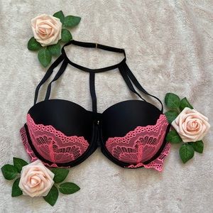 push up bra with removable pads and neck straps